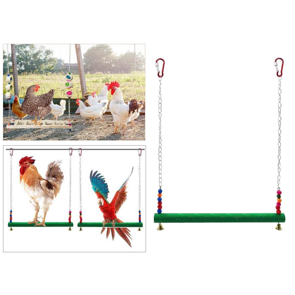 Chicken Swing Pet Swing Chewing Toys for Hens Large Bird Parrot Macaw Training