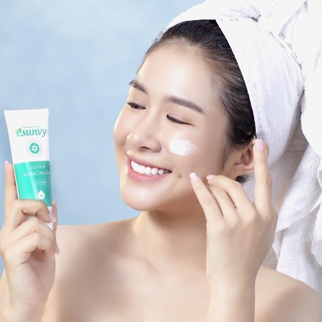 Bộ Combo "Nắng Nóng Không Lo - Mụn To Không Sợ" Kem Chống Nắng Esunvy Plus Sun Care Face 50g Và Sữa Rửa Mặt Esunvy 150g