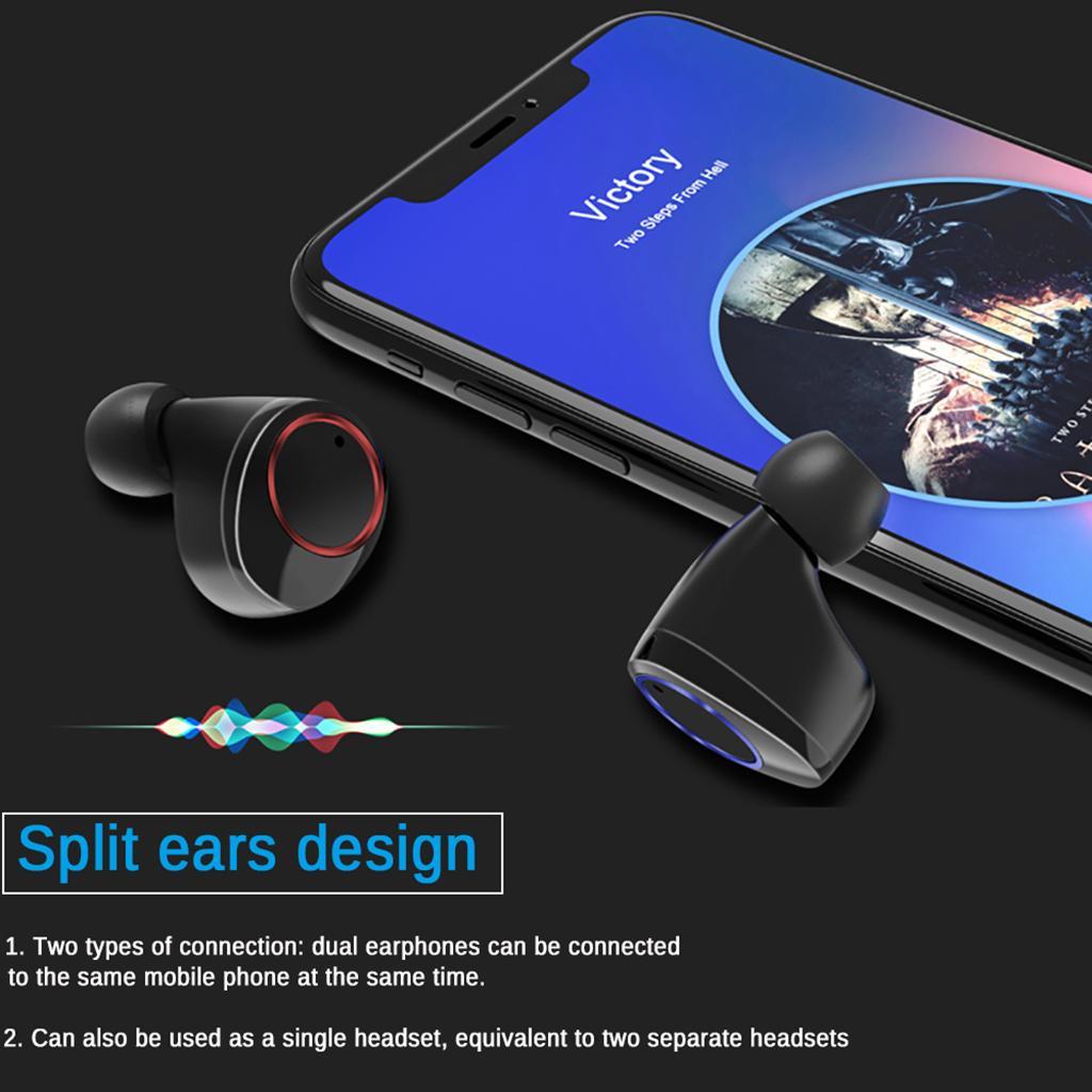 Bluetooth 5.0  Wireless Earphones Stereo Mini In-Ear Headphones