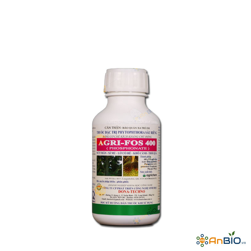 THUỐC ĐẶC TRỊ PHYTOPHTHORA AGRI-FOS 400 Chai 500ml