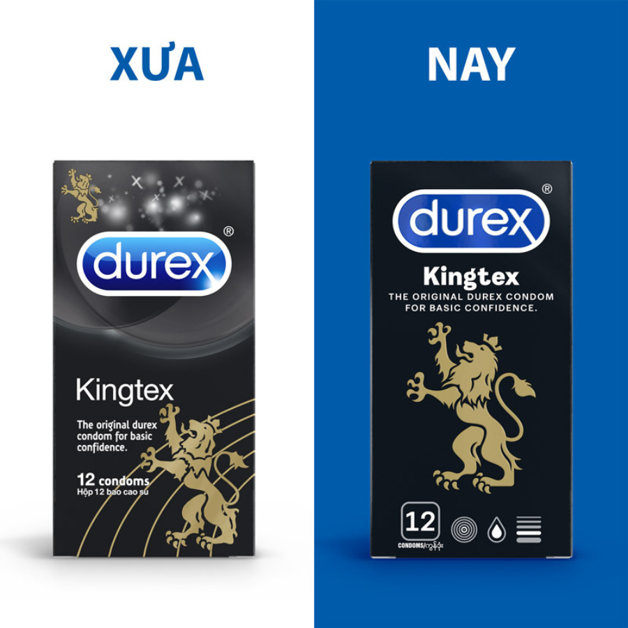 Bao cao su Durex Kingtex 12 bao