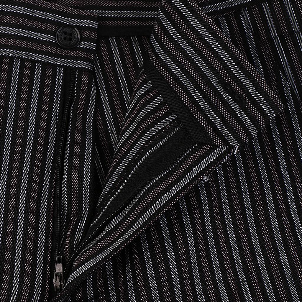 Professional Chef Trousers 2 Pockets Cotton Stripe Work Pants for Mens Womens