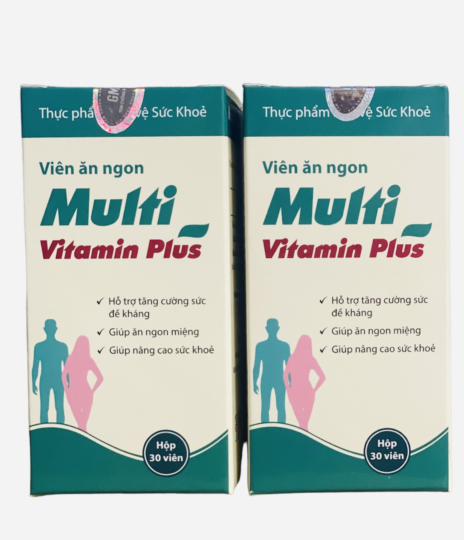 Liệu Trình 2 Hộp Tăng Cân Multi Vitamin Plus Hỗ Trợ Cải Thiện Cân Nặng , Tăng Cường Sức Đề Kháng