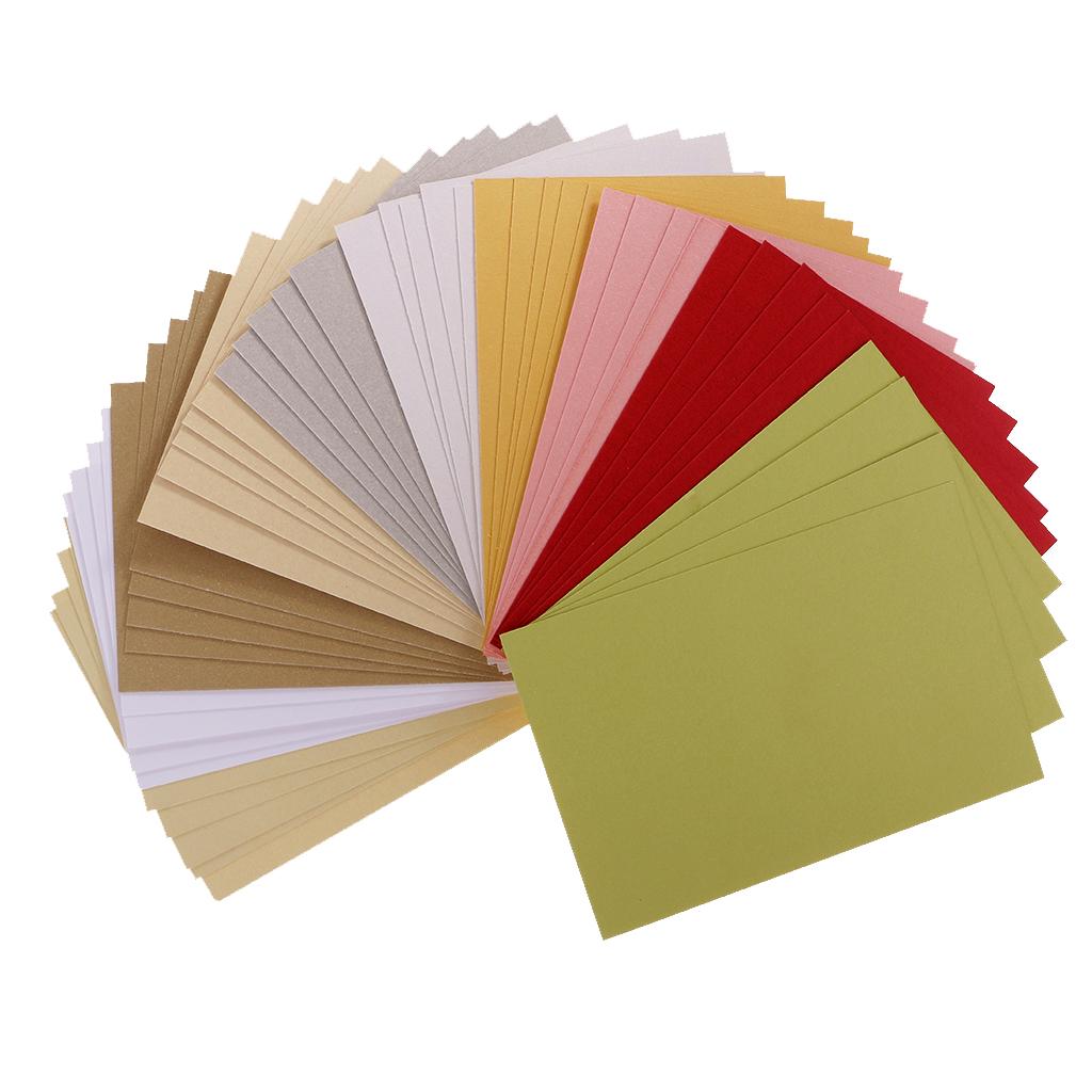 100 Tờ 2 Mặt Đặc Sản Ngọc Trai Giấy Làm Thẻ 15x10cm
