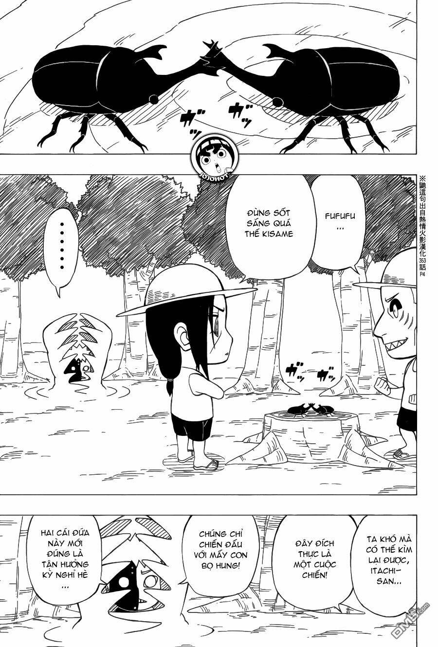 cửu vĩ hồ ly ngoại truyện rock lee chapter 27 14