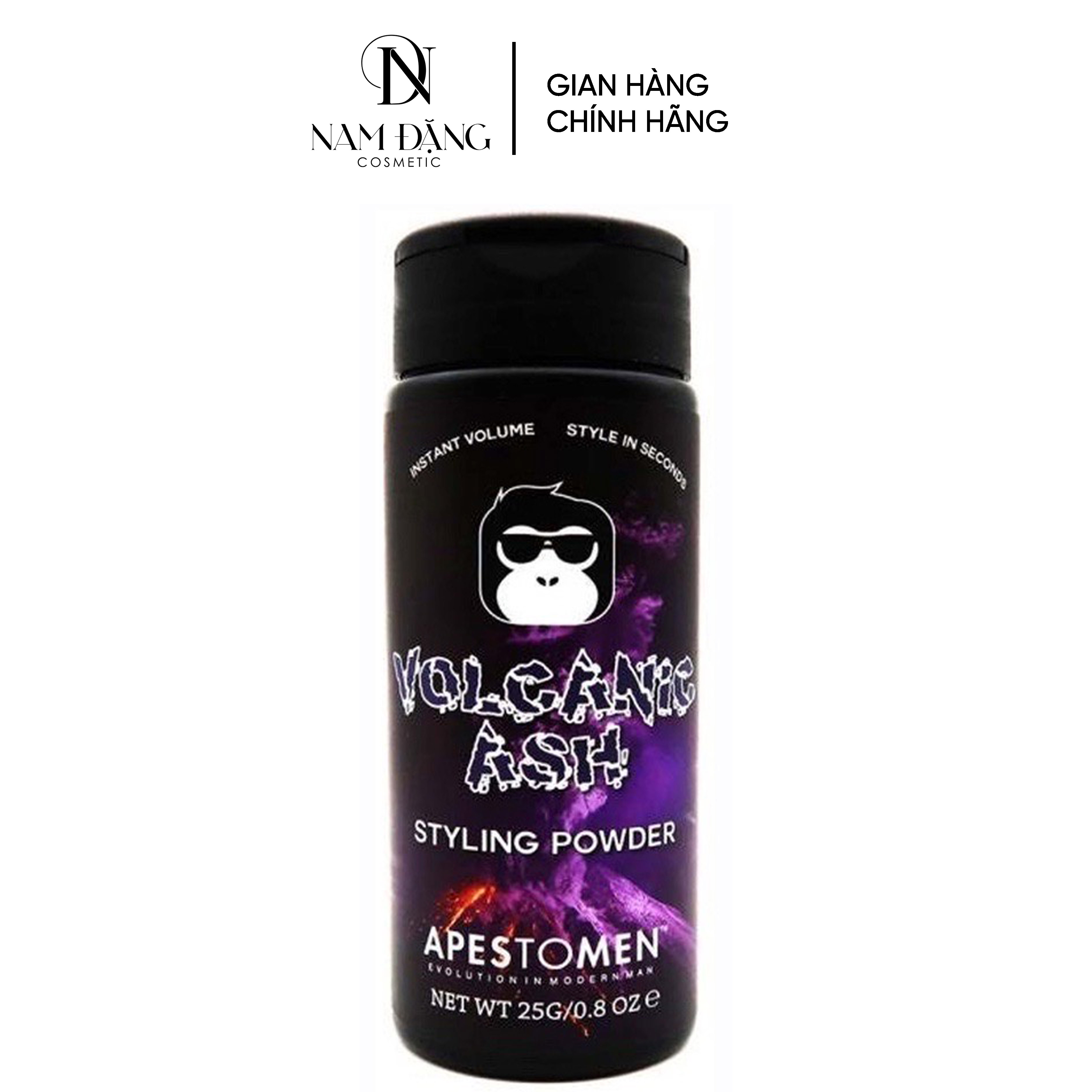 Bột Tạo Phồng Tóc Apestomen Volcanic Ash Styling Powder 25g có tem SMS chính hãng