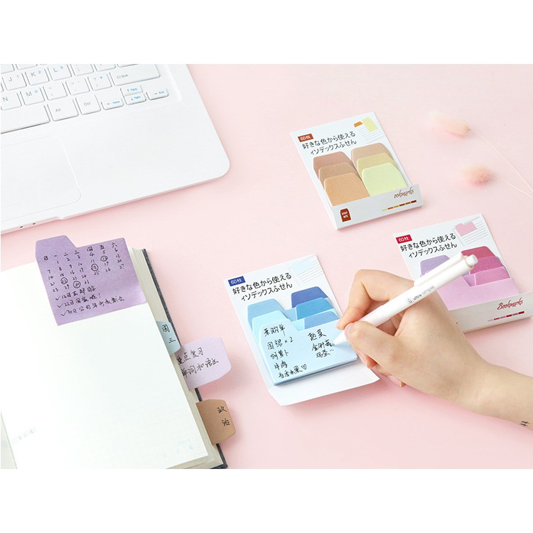 Giấy Ghi Chú Note Bookmarks Đánh Dấu Trang Sách Kiểu Nhật