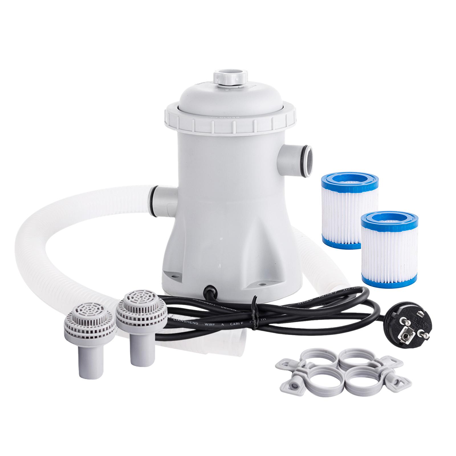 Máy Bơm Nước Điện Hồ Bơi Có Mái Chèo 330 Gph Với 2 Hộp Lọc Hồ Bơi