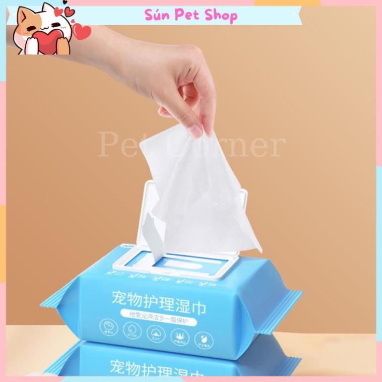 Khăn ướt đa năng cho chó mèo Borammy
