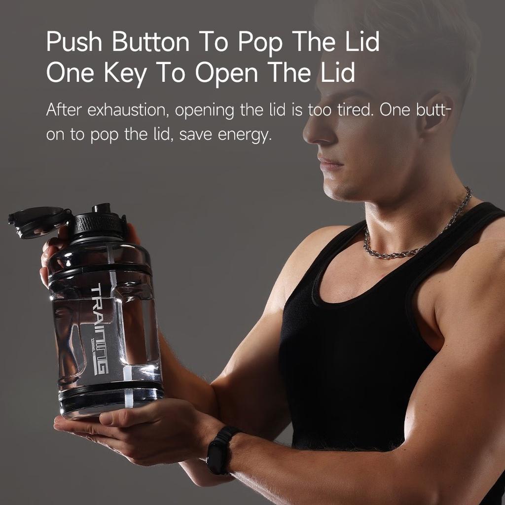 Bình Nước Thể Thao Xiaomi Youpin Quange Dung Tích Lớn 2200ML Tiện Dụng Cho Nam Và Nữ Hàng nhập khẩu