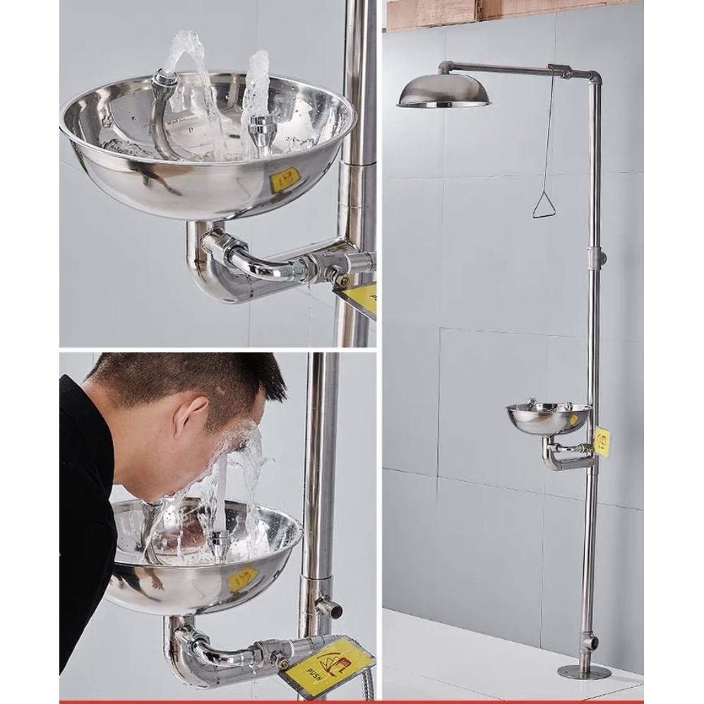 Bộ Bồn Rửa Mắt Khẩn Cấp Gắn Tường