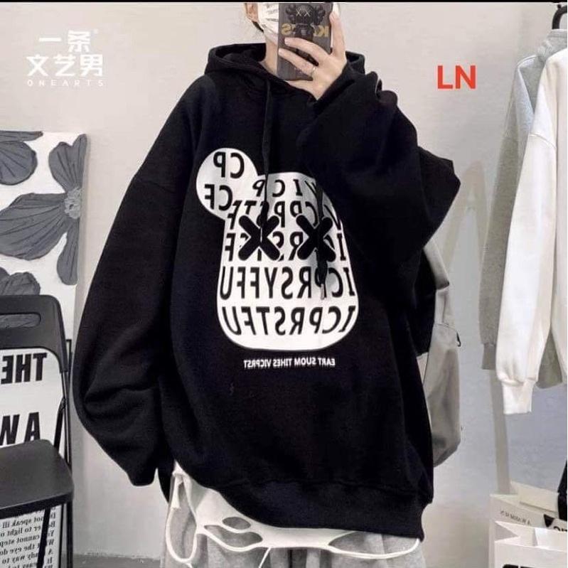 Áo hoodie mặt gấu chữ TH6
