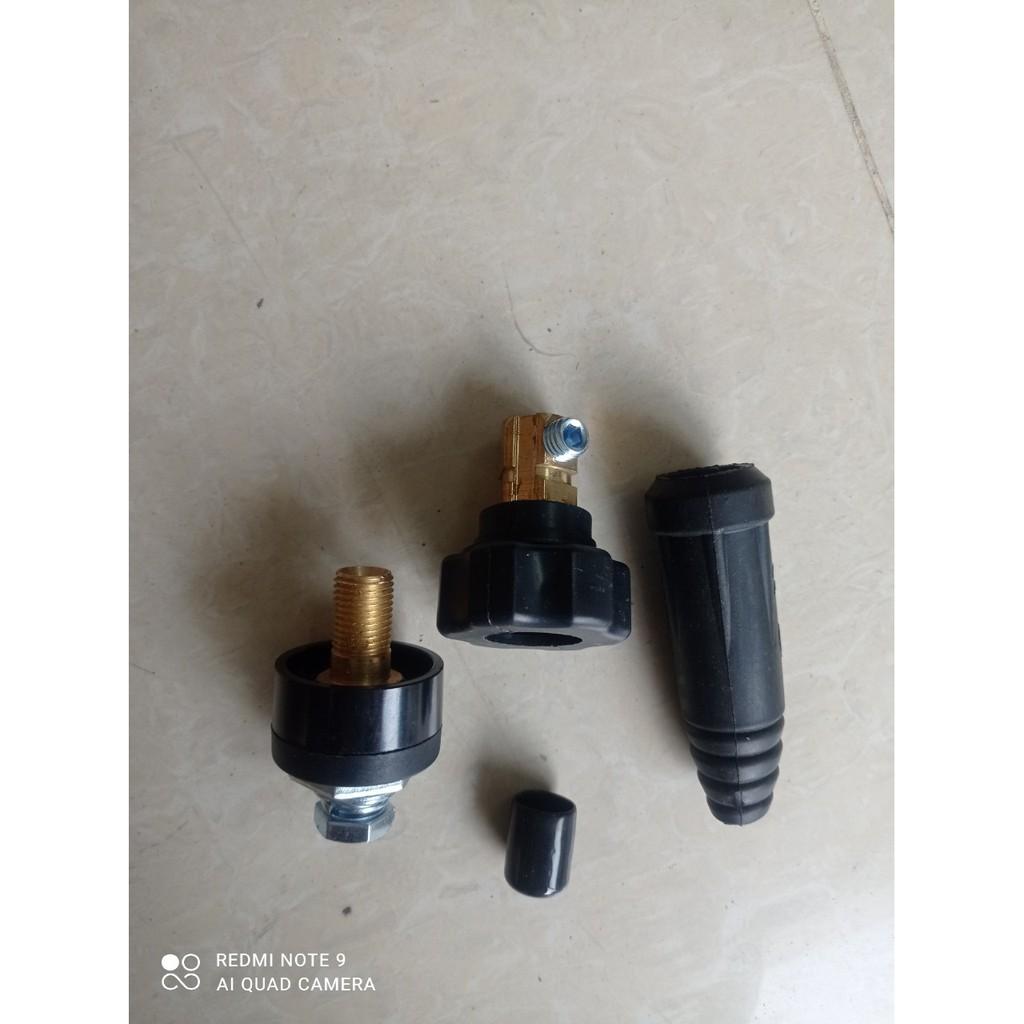 Bộ giắc máy hàn có ren xoáy 10-25
