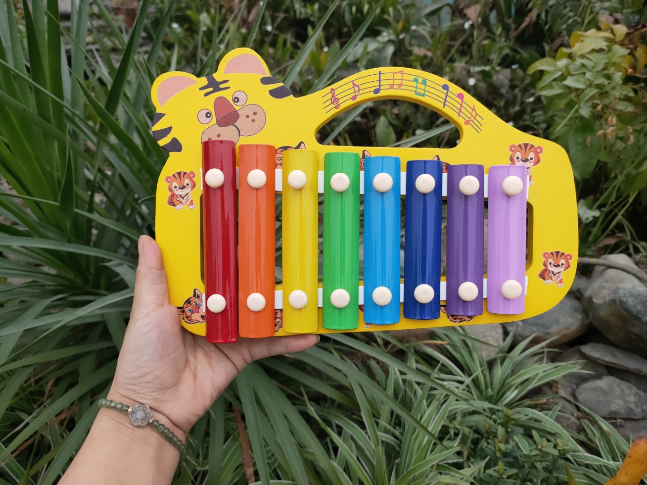 ĐỒ CHƠI - ĐÀN XYLOPHONE 8 THANH- ĐỒ CHƠI NHẠC CỤ- Giúp bé cảm nhận âm thanh nhạc cụ, phát triển đam mê