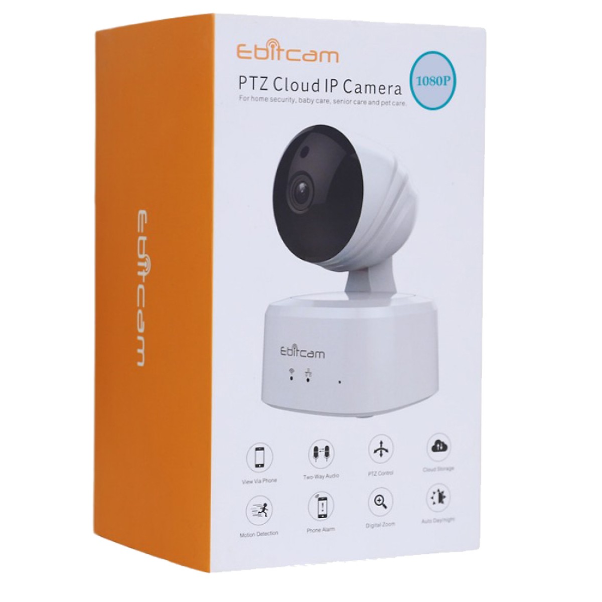 CAMERA IP WIFI 2.0MP EBITCAM E2-X + Tặng thẻ 16GB - Hàng chính hãng