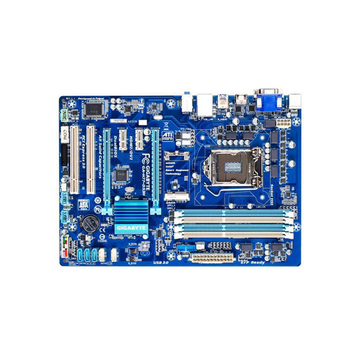 Bo mạch chủ Main Gigabyte H77M-DS3H/M.SATA (4 khe Ram) Socket LGA 1155 Hàng Nhập Khẩu