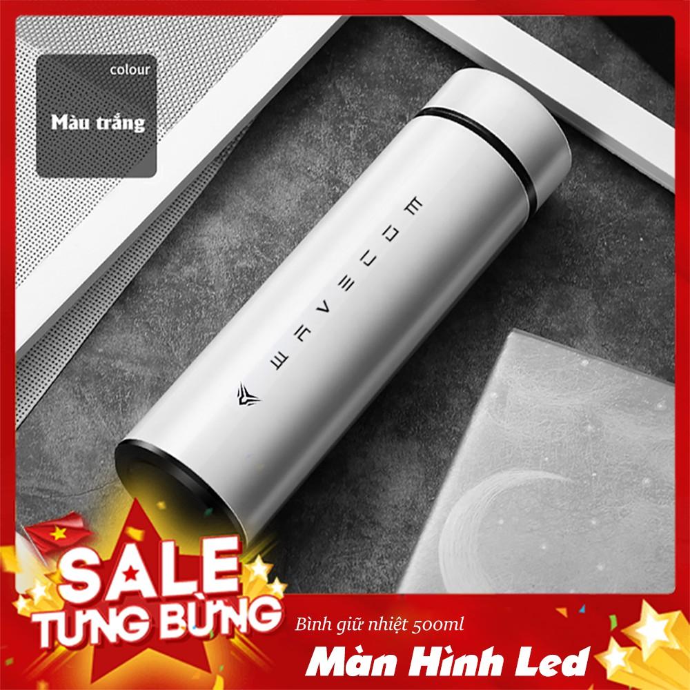 Bình giữ nhiệt Wavecom Inox thông minh – Đèn LED hiển thị nhiệt độ ( Dung tích 500ml )