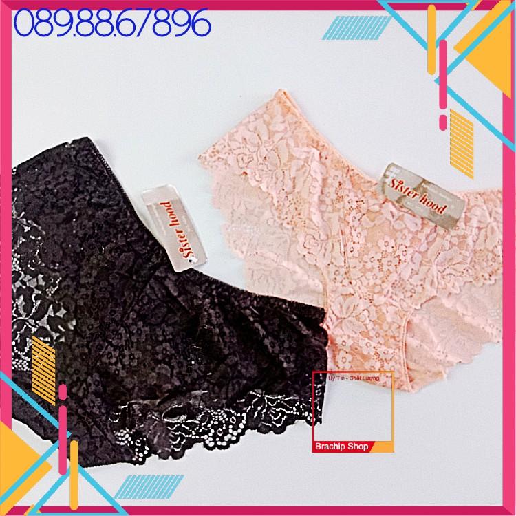 Combo 10 quần lót nữ Cotton ren hoa full mông freesize MQ1025