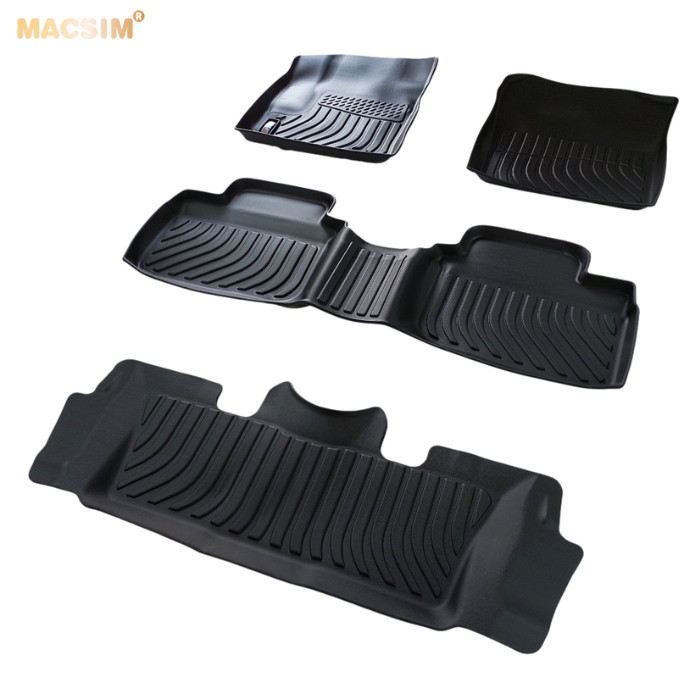 Thảm lót sàn xe ô tô Toyota VELOZ 2022 Nhãn hiệu Macsim chất liệu nhựa TPE cao cấp màu đen