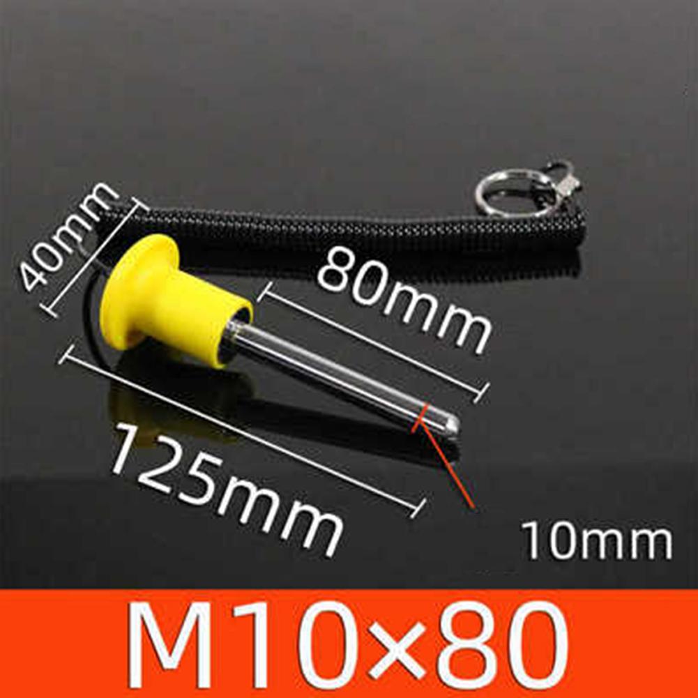 8 mm/10 mm thể dục từ tính trọng lượng cáp extender pin màu vàng thanh toán mở rộng tấm tải Pin Pin Huấn luyện phòng tập Color: M10x105mm