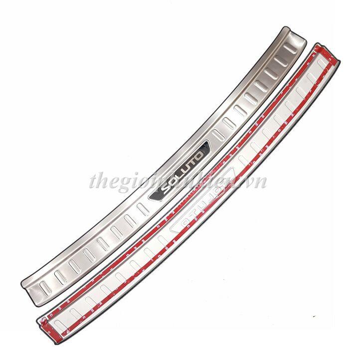 Bộ sản phẩm ỐP BẬC CỐP VÀ BẬC CỬA Inox xe Kia Soluto