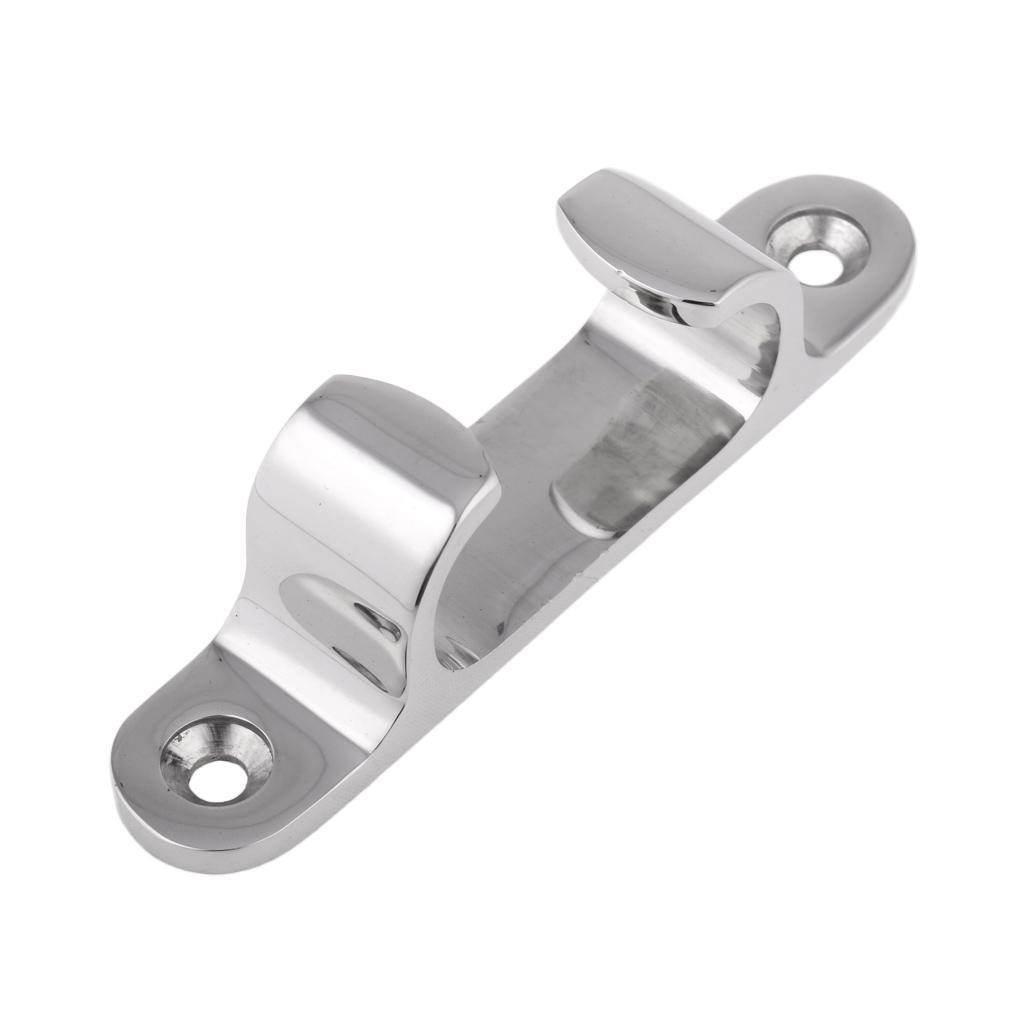 2pcs Stainless Steel Line Straight Fairlead Bow Chock Marine Boat Cleat S&M