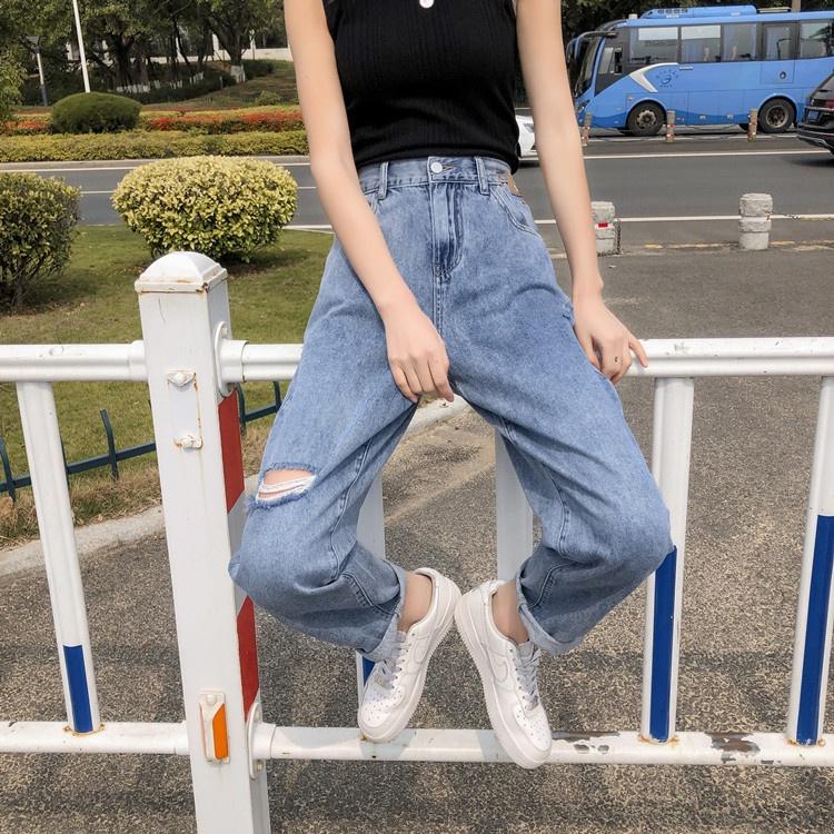 Quần baggy bigsize Kimfashion, Quần ống rộng lưng cao bigsize BGD49-006 Từ 48-90kg