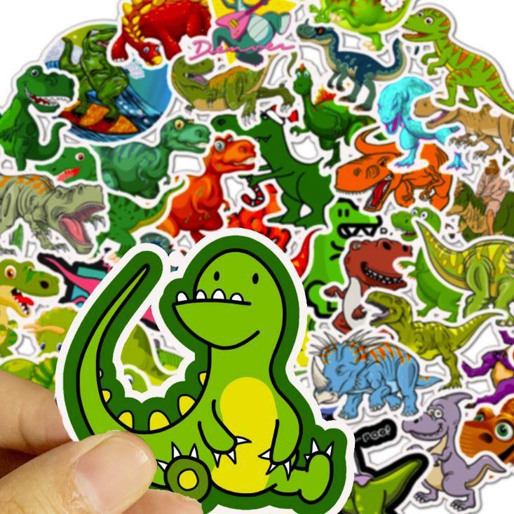 Sticker dán cao cấp KHỦNG LONG Cực COOL ms#23