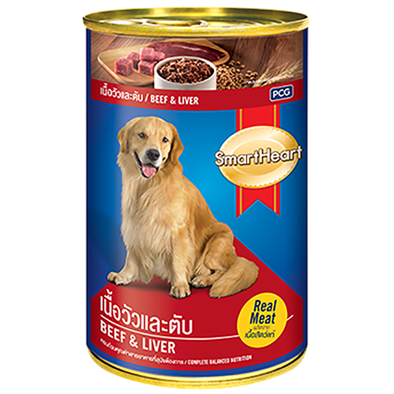 Pate cho chó Smartheart Beef & Liver 400g