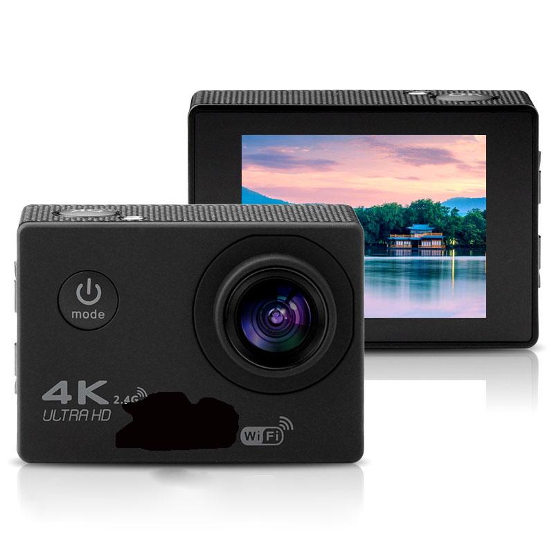 Camera thể thao mới F60R với điều khiển từ xa và camera thể thao chống thấm WiFi, góc nhìn có thể điều chỉnh