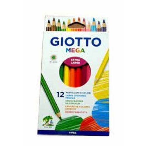 Bút chì màu nhập khẩu Italy GIOTTO Mega Hộp 12 màu 225600