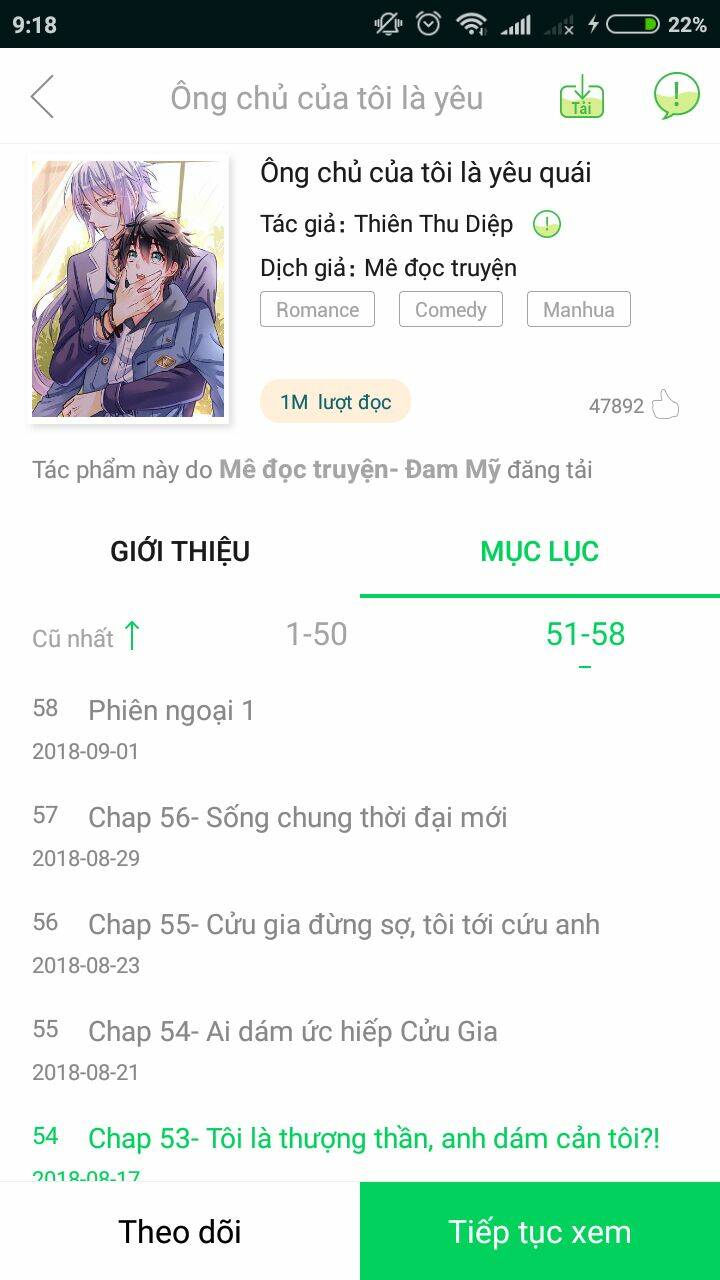 ông chủ của tôi là yêu quái chapter 30 33