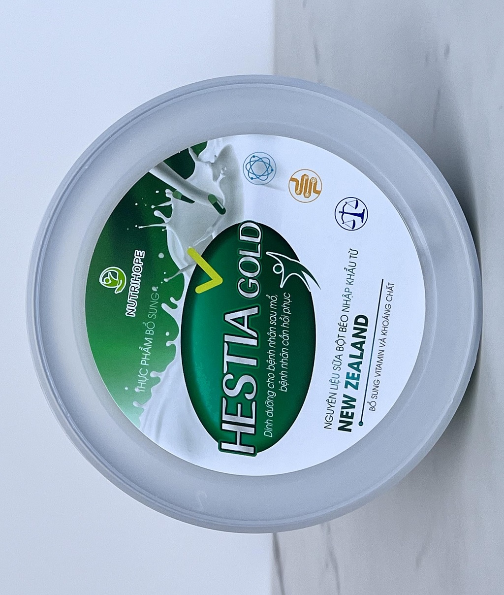 Hestia Gold 900g, sữa bột dành cho người ăn uống kém, bệnh nhân phẫu thuật cần bổ sung dinh dưỡng