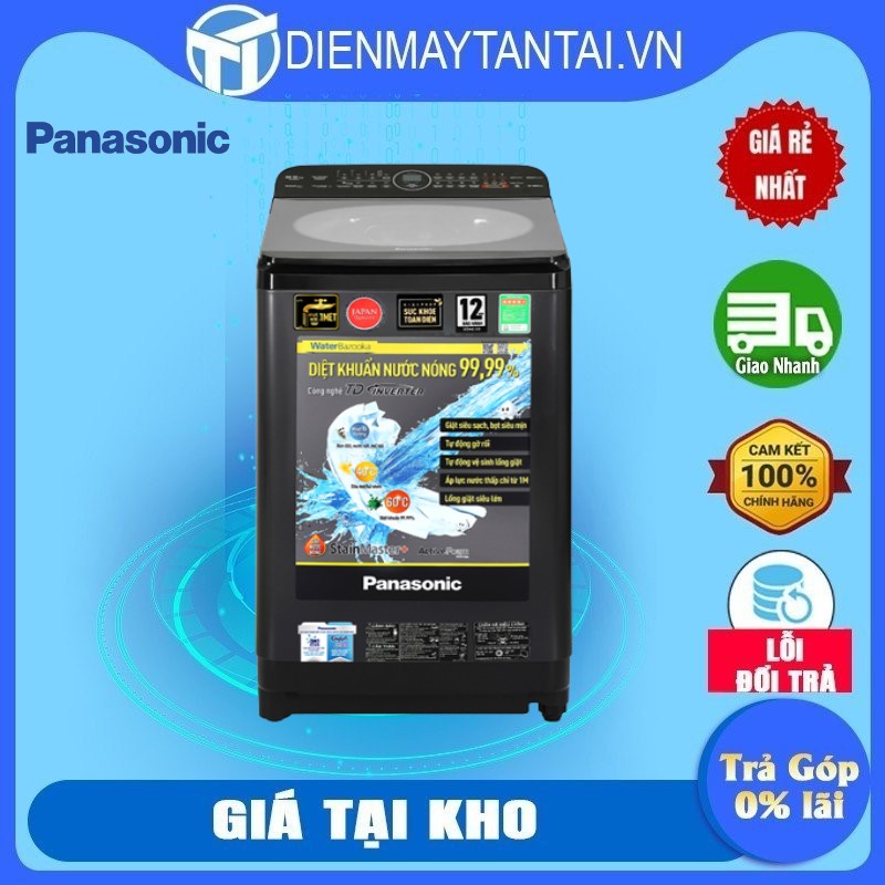 Máy giặt Panasonic Inverter 9.5 Kg NA-FD95V1BRV - Hàng chính hãng