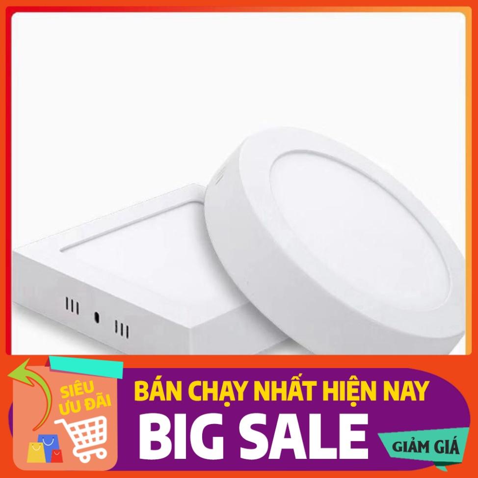 ĐÈN ỐP TRẦN NỔI, ĐÈN PANEL CHIẾU SÁNG 6W -24W TRÒN VUÔNG Trắng Vàng