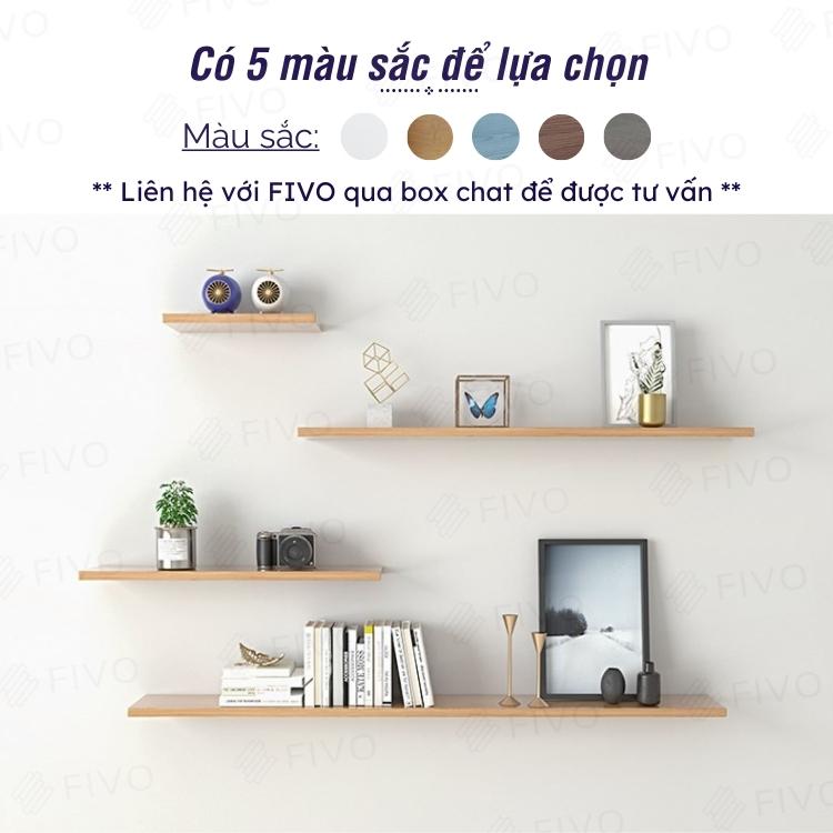 Kệ Treo Tường Trang Trí MDF Lõi Xanh Chống Ẩm FIVO FB41 Tiện Dụng Dễ Dàng Gắn Tường - Hàng Chính Hãng