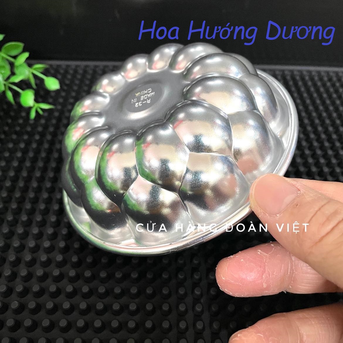 Khuôn Bánh HÌNH HOA CÚC - HOA HƯỚNG DƯƠNG - SIÊU ĐẸP. Khuôn khay NHÔM dùng làm Bánh Bông Lan, Khuôn Nhấn Xôi, Khuôn Rau Câu, Khuôn Bánh Da Lợn 10 cm - NHÔM ĐÚC DÀY NGUYÊN KHỐI. Dụng cụ làm bánh NƯỚNG HẤP, các loại bánh TRUYỀN THỐNG