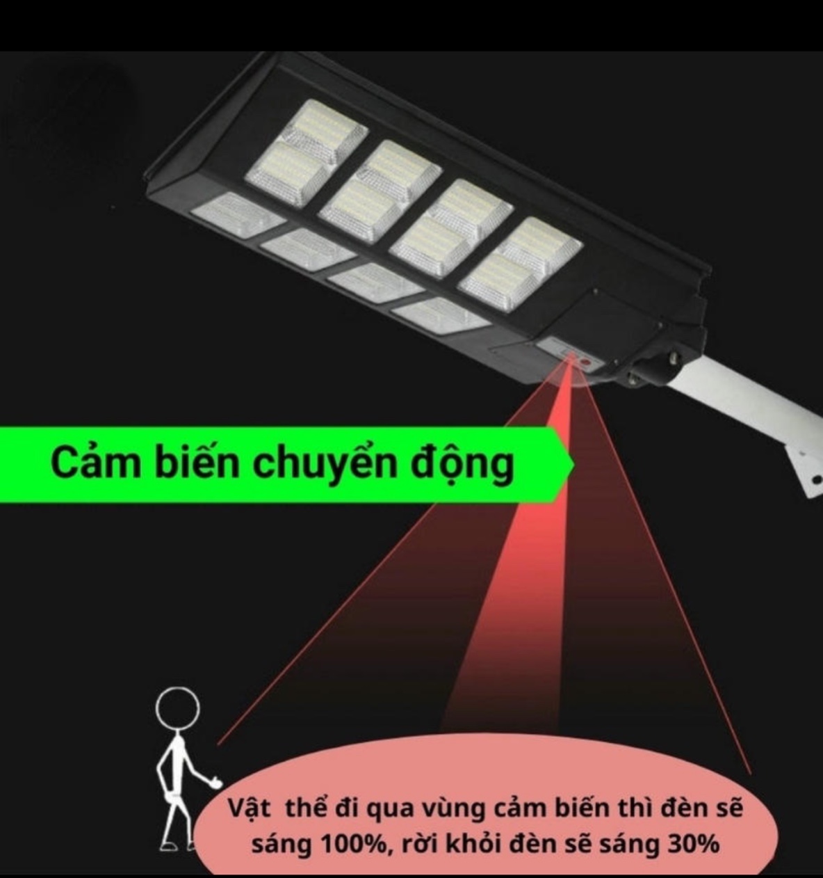 Đèn Năng Lượng Mặt Trời TYS, Liền Thể 150W 250W chính hãng