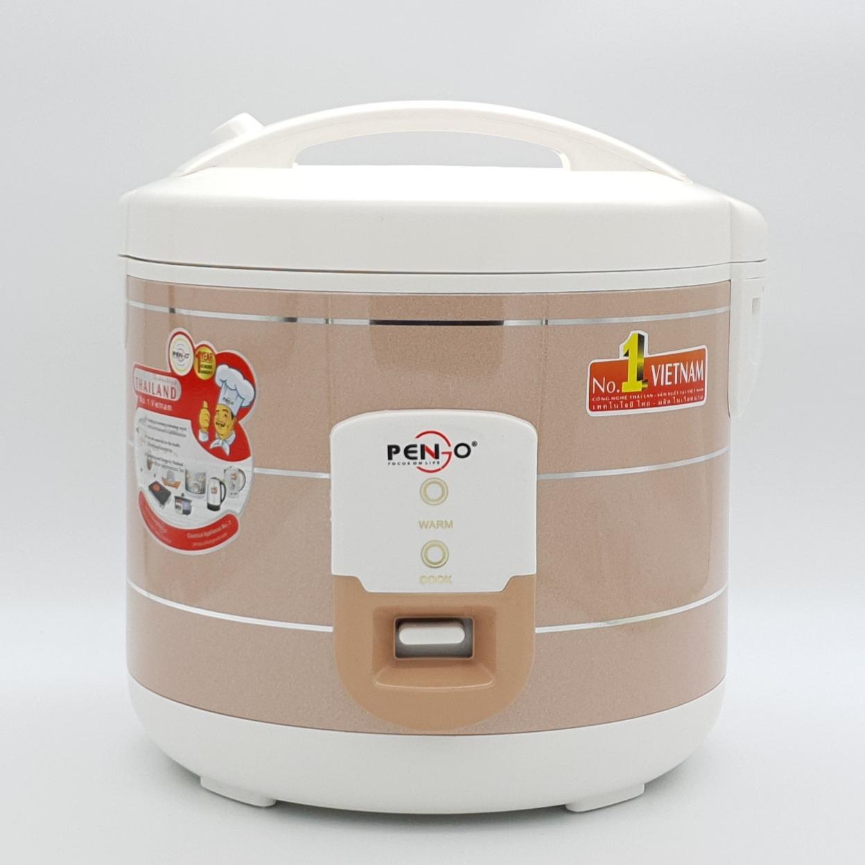 Nồi cơm điện nắp gài PENGO PG-518M  1.8 Lit - Hàng Chính Hãng