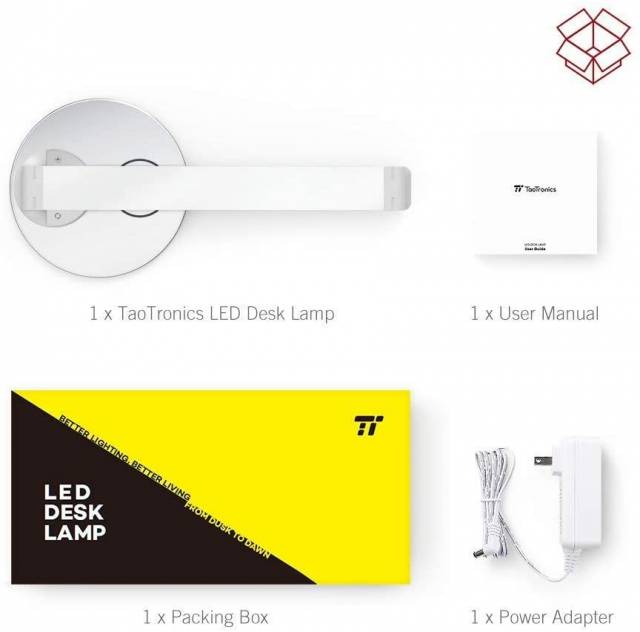 Đèn LED Chống Cận Kiêm Sạc Không Dây Taotronics TT-DL044 9W Chính Hãng