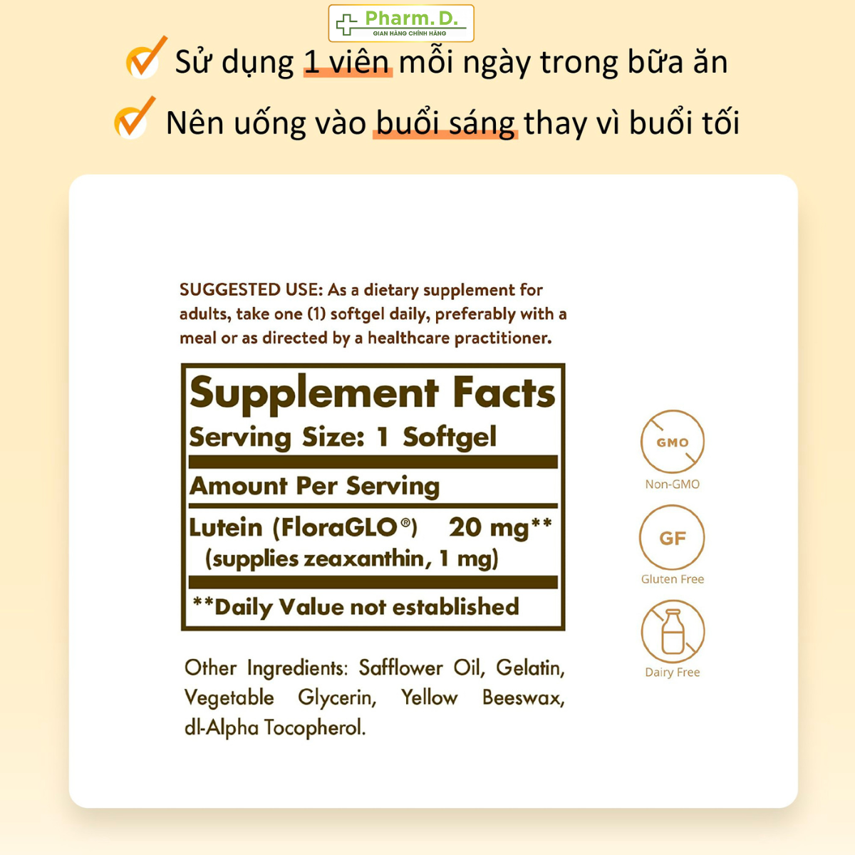 Viên Uống Solgar Vitamin Ester-C Plus 500mg Viên Nang Thực Vật