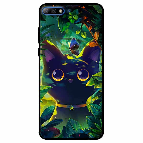 Ốp lưng dành cho Huawei Y7 Prime 2018 mẫu Mèo Đeo Lục Lạc