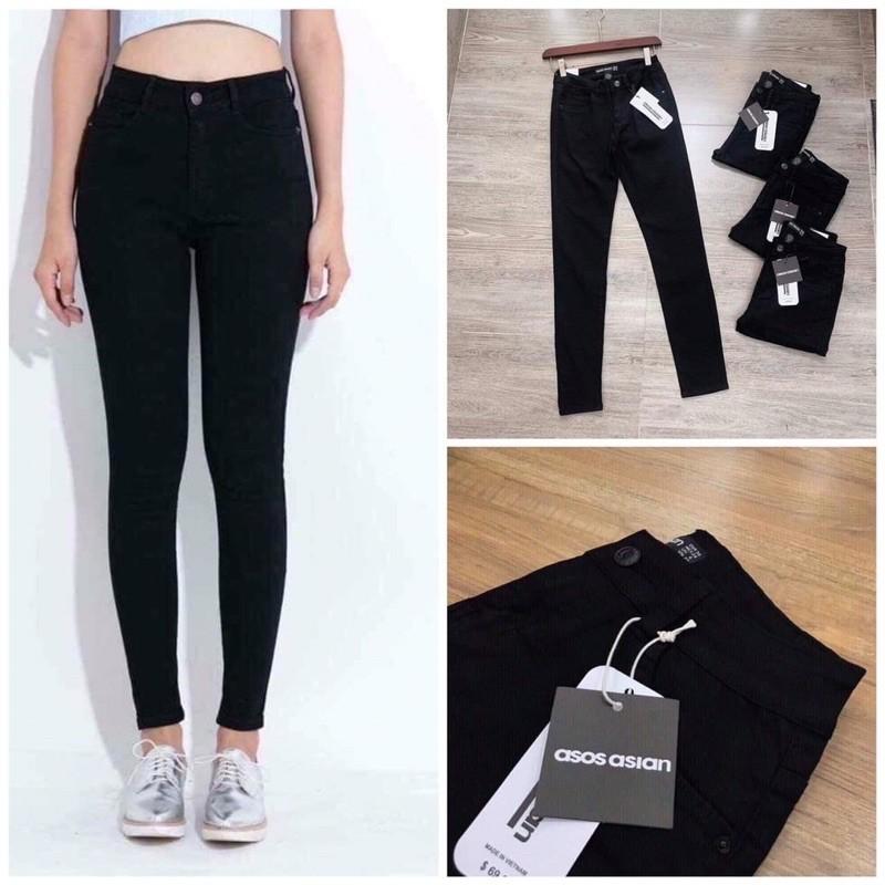 Quần jeans đen vnxk