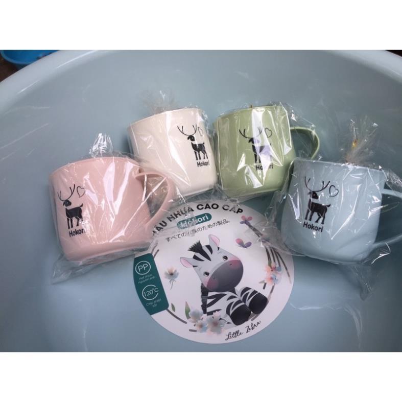 Cốc nhựa lúa mạch cao cấp chịu nhiệt, có quai hokori 6369QH