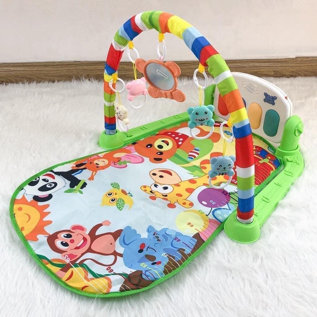 Thảm Nhạc Cho Bé Sơ Sinh, Thảm Đàn Piano Cho Bé, Thảm Đồ Chơi Cho Bé, Hình Thù Ngộ Nghĩnh Nhiều Màu - Hàng Nhập Khẩu
