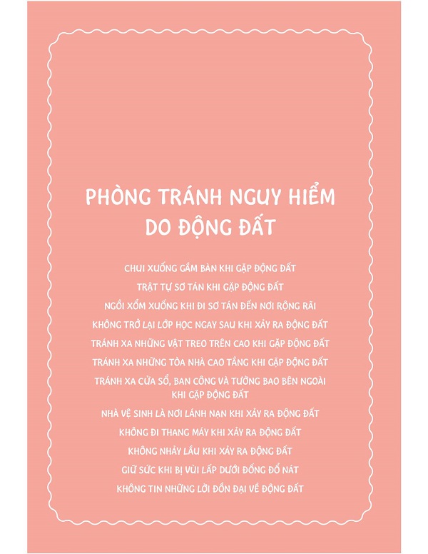 100++ Kỹ Năng Tự Bảo Vệ Bản Thân Cho Trẻ - Ứng Phó Với Thiên Tai