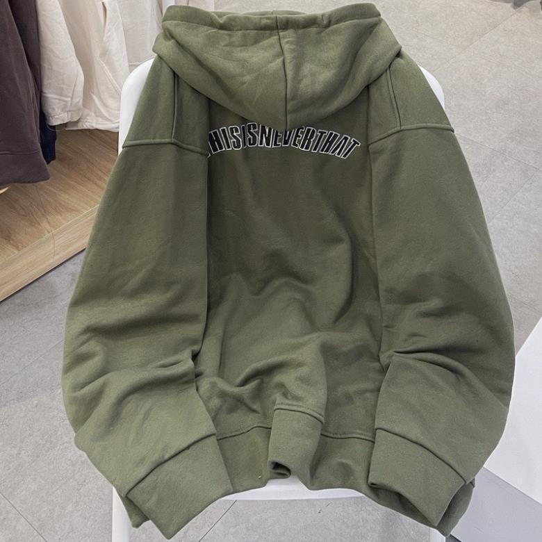 Áo Khoác Hoodie Xanh Form To Nam Nữ Unisex Mũ 2 Lớp This Dáng Rộng Tay Bồng