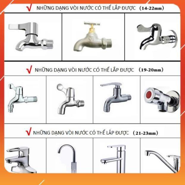 Bộ dây vòi xịt bơm nước tưới rửa , tăng áp 3 lần, loại 20m 206701-1 đầu đồng,cút đồng+ đai