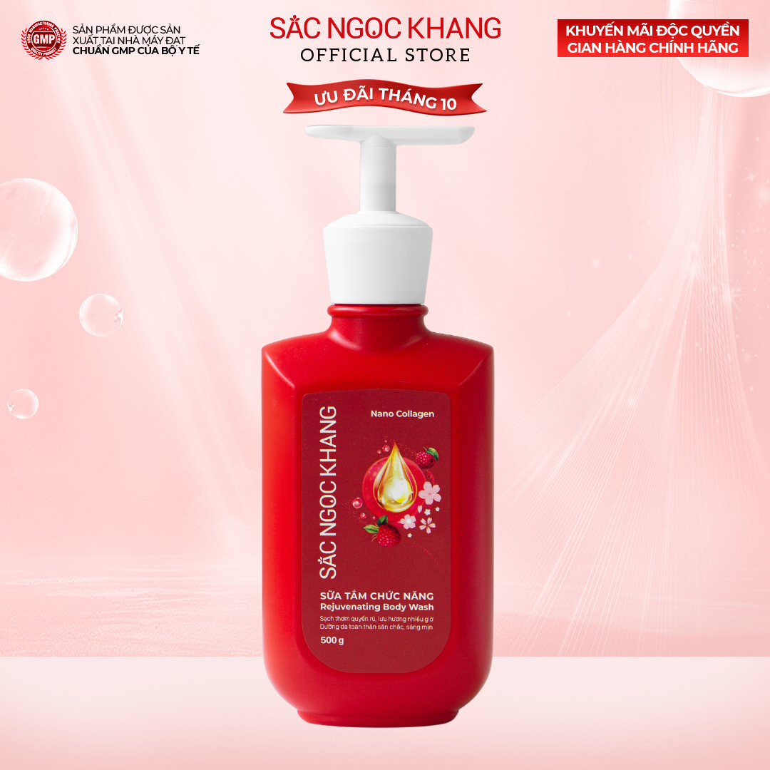 Sữa Tắm Chức Năng Nano Collagen Sắc Ngọc Khang 500g
