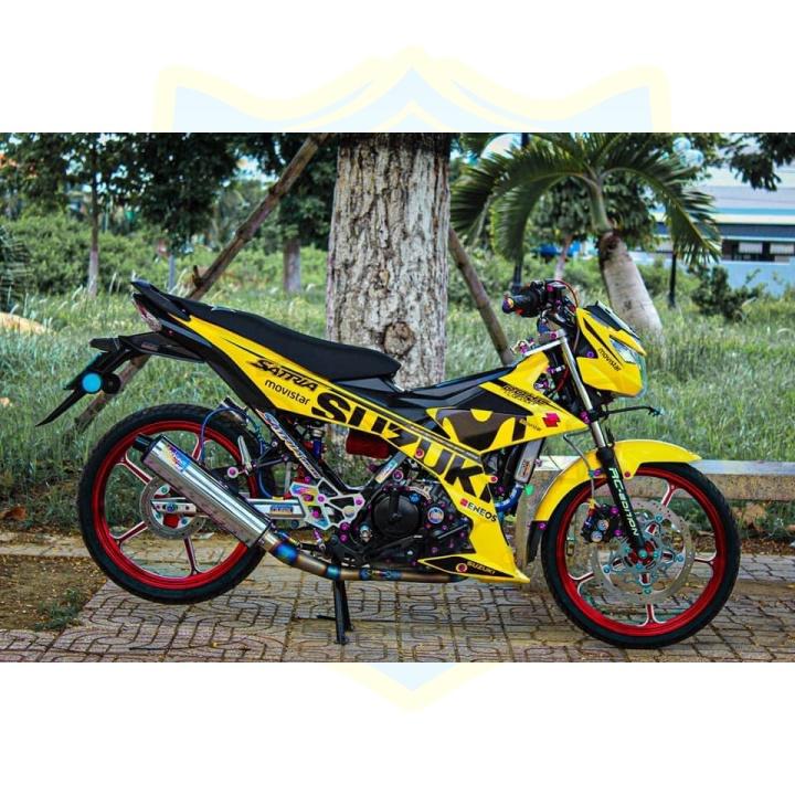 Tem rời dành cho satria fi movistar vàng